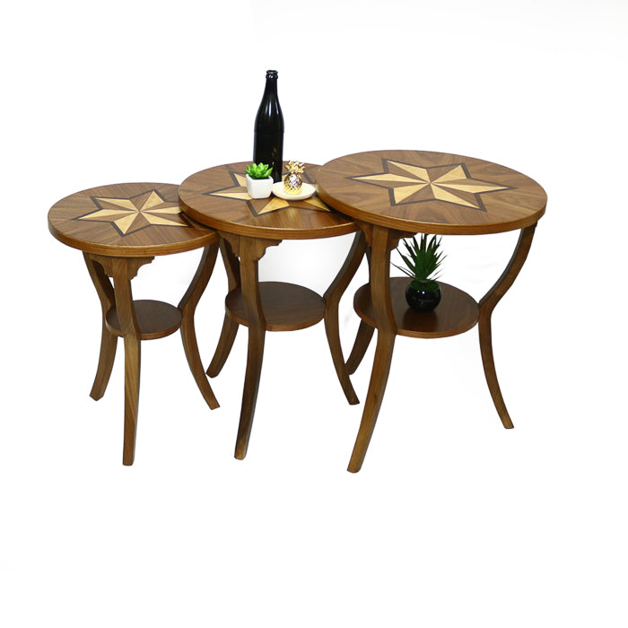 Walnut Nest of Tables