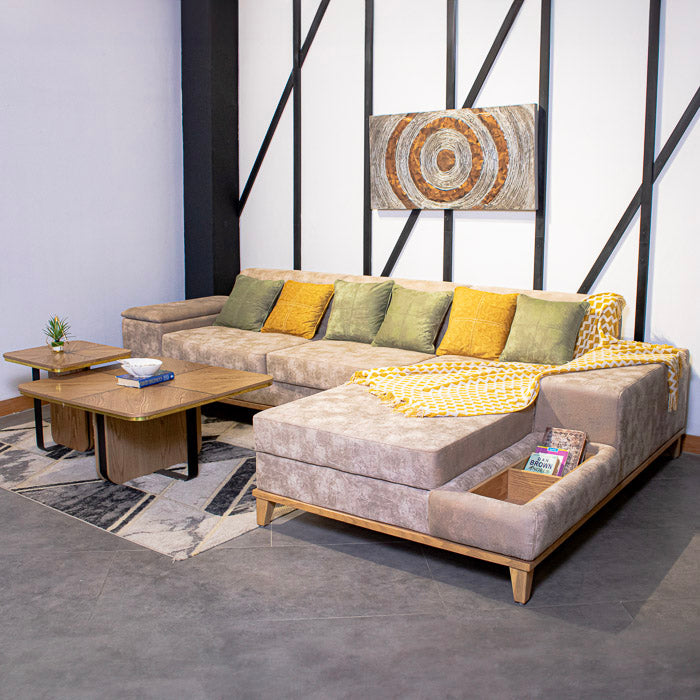 Grace L Corner Sofa 6 Seater
