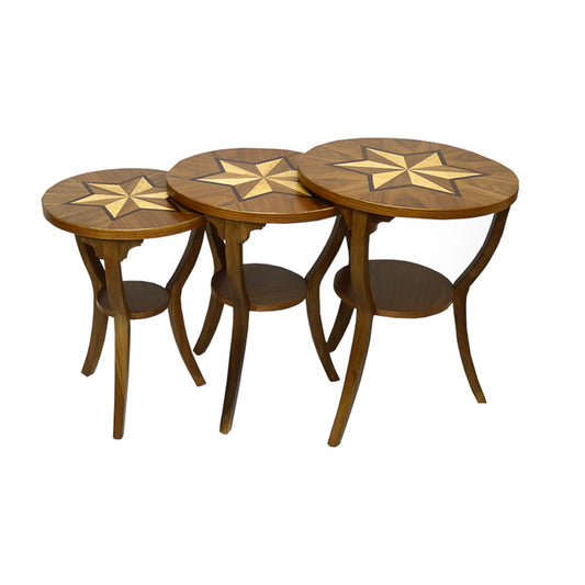 Walnut Nest of Tables