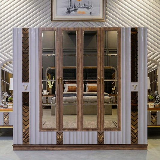 Elegance Wardrobe 6-Doors