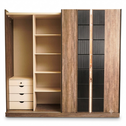 Sepia Sliding Wardrobe