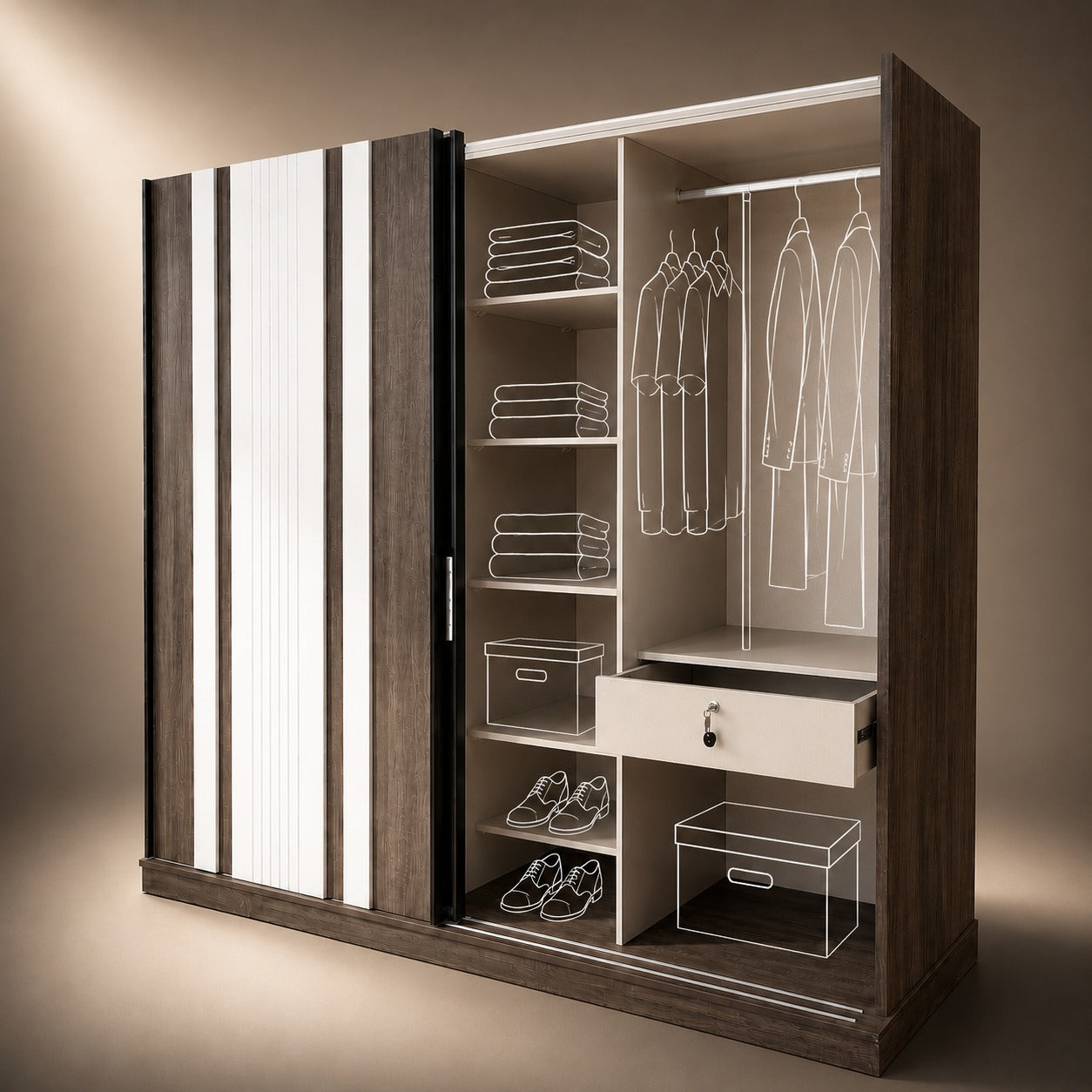 Oliver Sliding Wardrobe